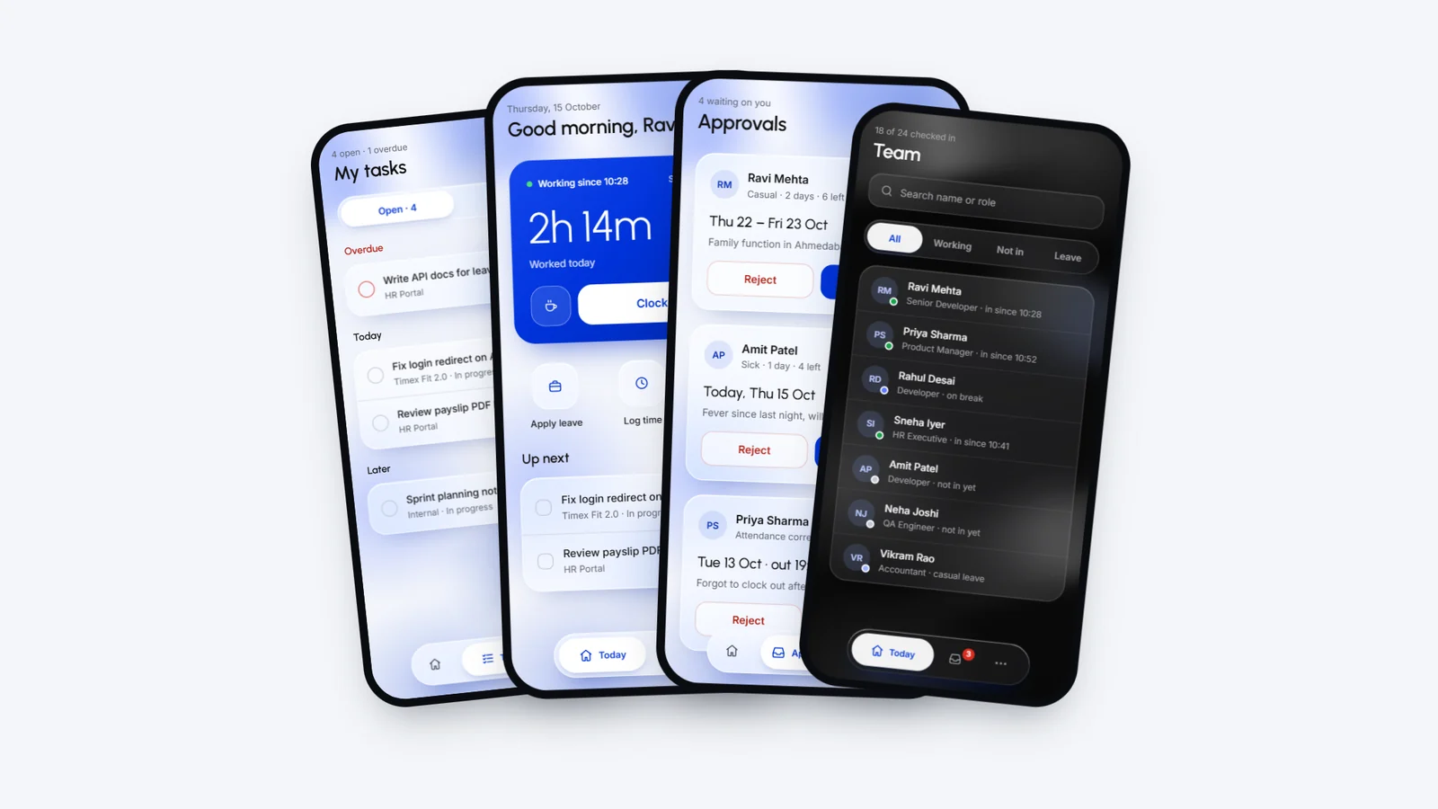 Cubicle HRMS: Employee mobile app