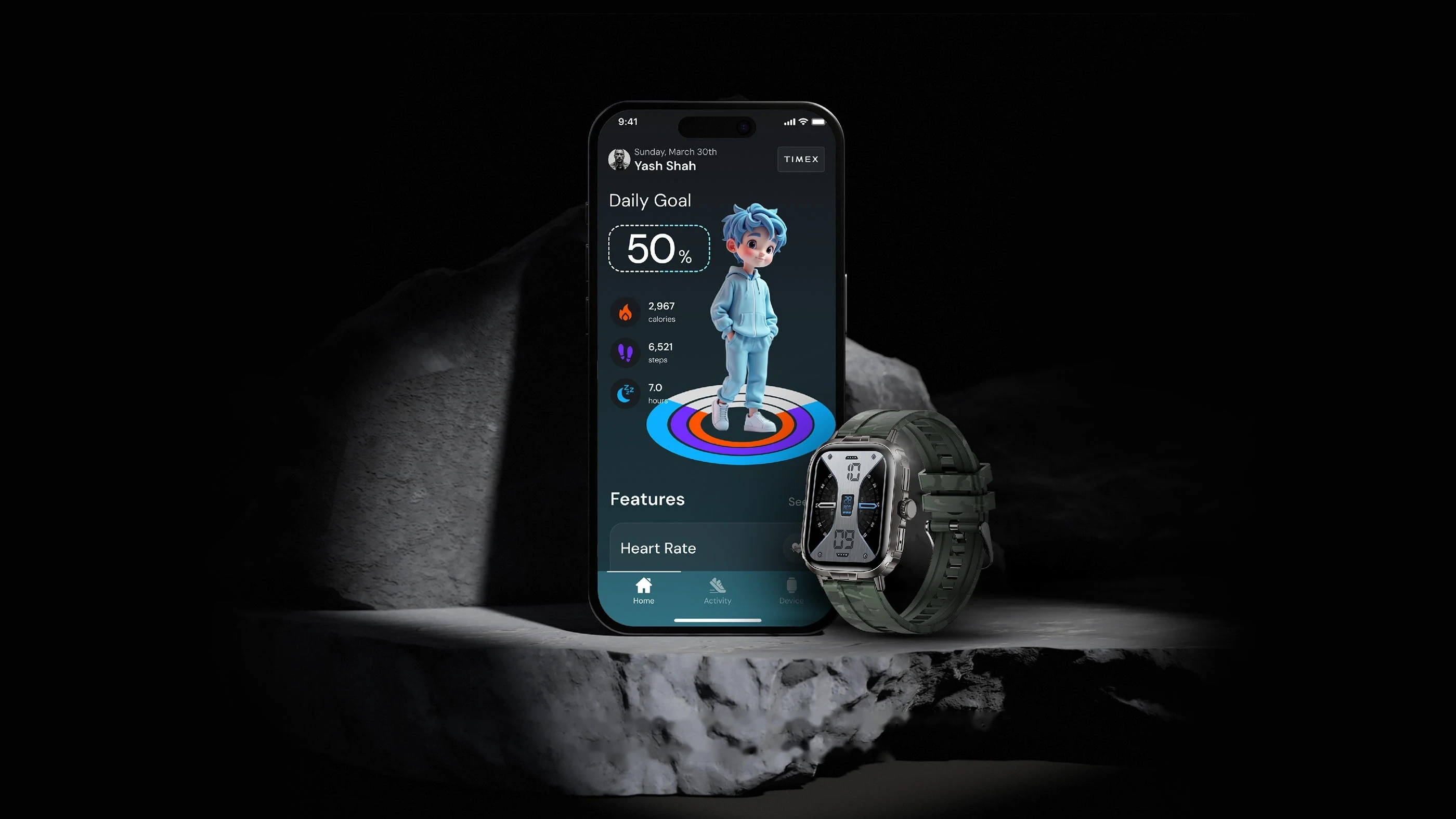TimexFit 2.0: IoT health app